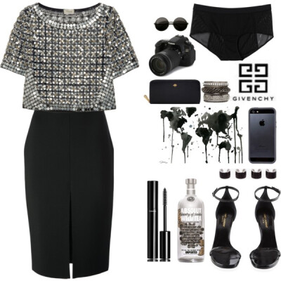 A fashion look from May 2014 featuring Temperley London tops, Givenchy skirts and Monki panties. Browse and shop related looks.