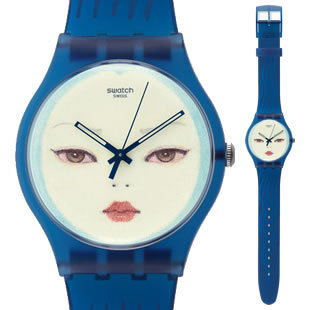 Swatch 独家绝版限量 幽蓝精灵 SUOZ107