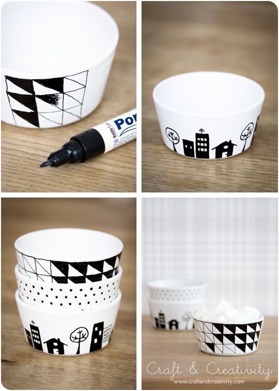 DIY: painted porcelain