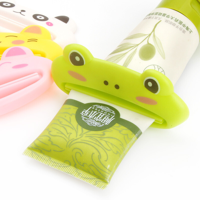 居家家 创意卡通动物造型挤牙膏器 牙膏挤得干干净净单个装K0617