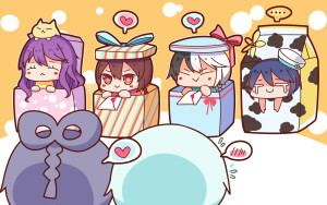 Thank you for coming to my world——最喜欢天依小天使和言和小天使了 这是一周年或者贰周年 我会一直喜欢你们的啦【痴汉脸