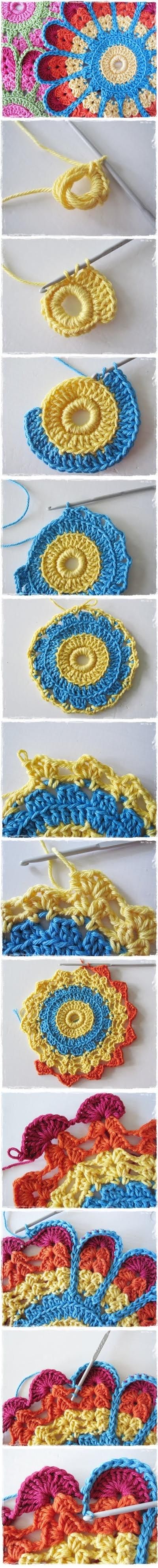 Crochet flower