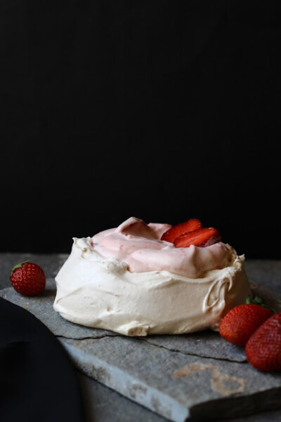 Strawberry Cream Pavlova