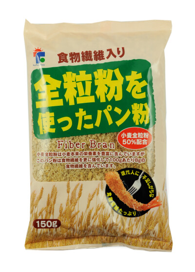 日本原装进口零食品 旭 全粒小麦面包粉 150g