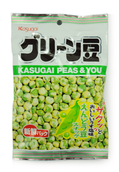 日本原装进口零食品 春日井 膨化香脆豌豆米果小 115g