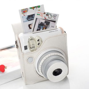 富士店拍立得mini50s 专用皮套 相机包 皮革包 50s相机袋