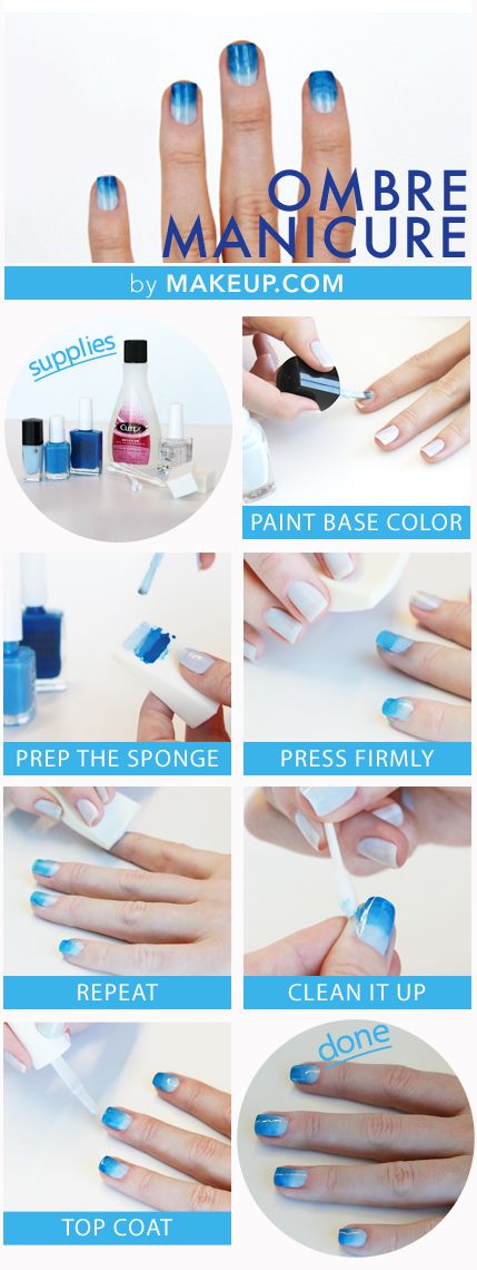 how to: ombre nails #manicure