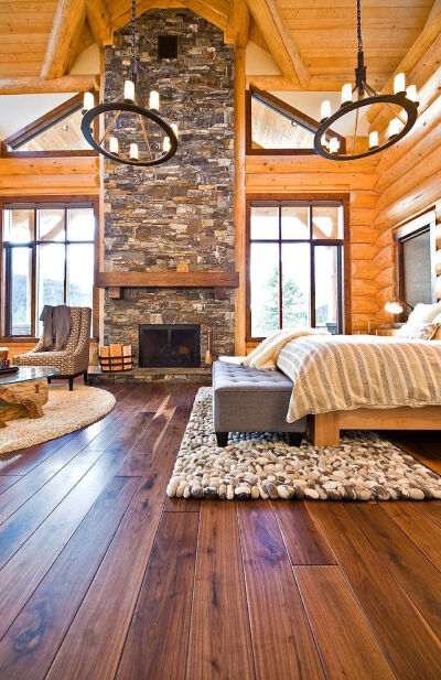 Okanagan Log Home by Sticks and Stones Design Group Inc