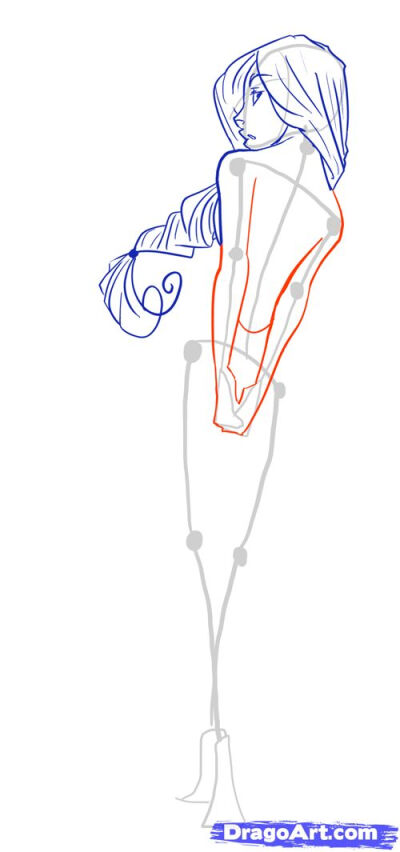 How to Draw Female Figures, Draw Female Bodies, Step by Step, Anime Females, Anime, Draw Japanese Anime, Draw Manga, FREE Online Drawing Tutorial, Added by MauAcheron, June 24, 2012, 1:20:17 am