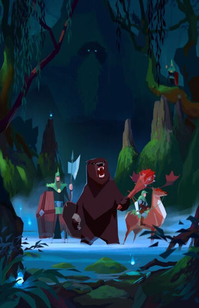 RTS game - Visual Development by Ariel Belinco, via Behance