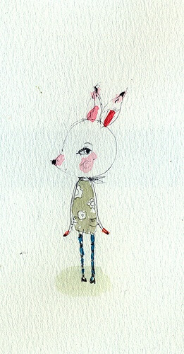 Paola Zakimi: little girl deer