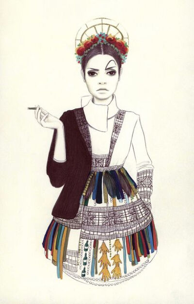 Camila do Rosário. Brazilian illustrator.