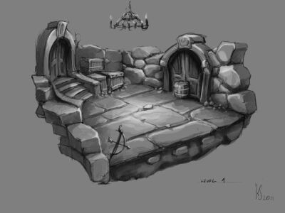 Game level Concept 01 by ~Bezduch on deviantART