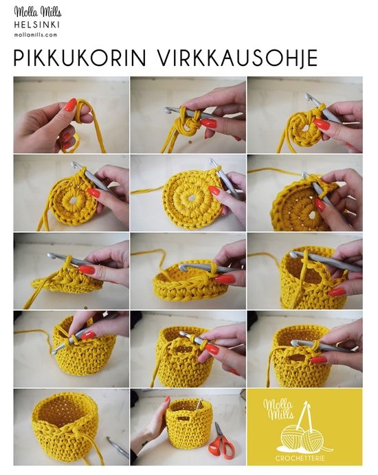 Crochet Baskets And Bowls Book | DIY &amp;amp; Crafts - Craft &amp;amp; DIY - Mini crochet basket