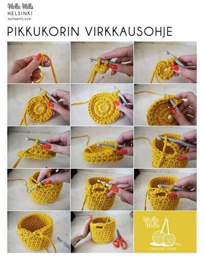 Crochet Baskets And Bowls Book | DIY &amp;amp; Crafts - Craft &amp;amp; DIY - Mini crochet basket