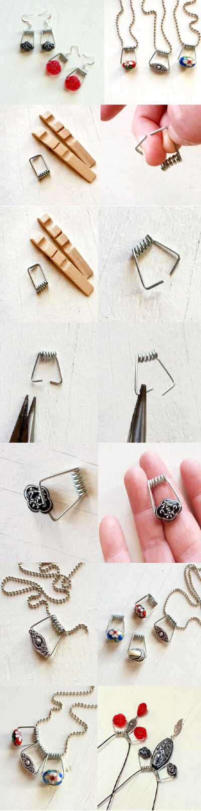 DIY Clothespin Jewelry