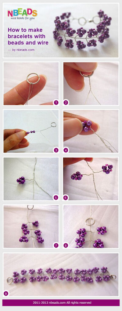 how to make bracelets with beads and wire