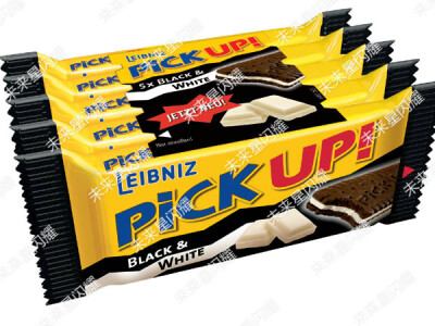 德国原装进口百乐顺莱布尼兹leibniz pick up5连包黑白巧克力饼干