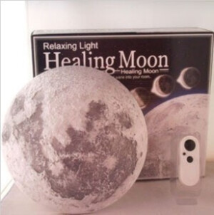 第二代礼品灯Healing Moon神秘遥控月亮灯月球壁灯七夕节礼物