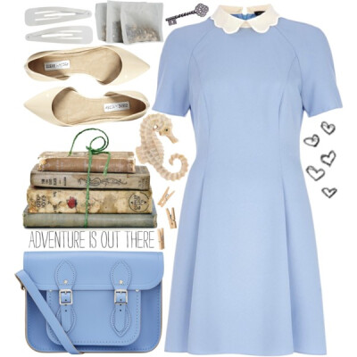 A fashion look from March 2014 featuring River Island dresses, Steve Madden flats and The Cambridge Satchel Company handbags. Browse and shop related looks.