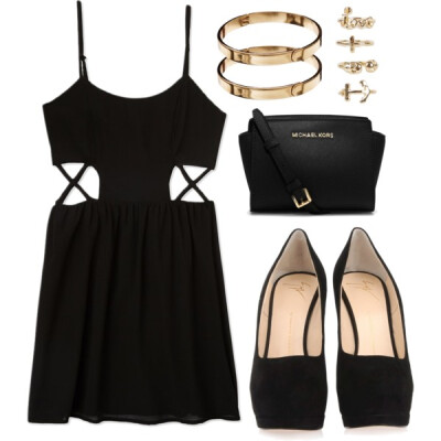 A fashion look from June 2014 featuring Forever 21 dresses, Giuseppe Zanotti pumps and Michael Kors messenger bags. Browse and shop related looks.