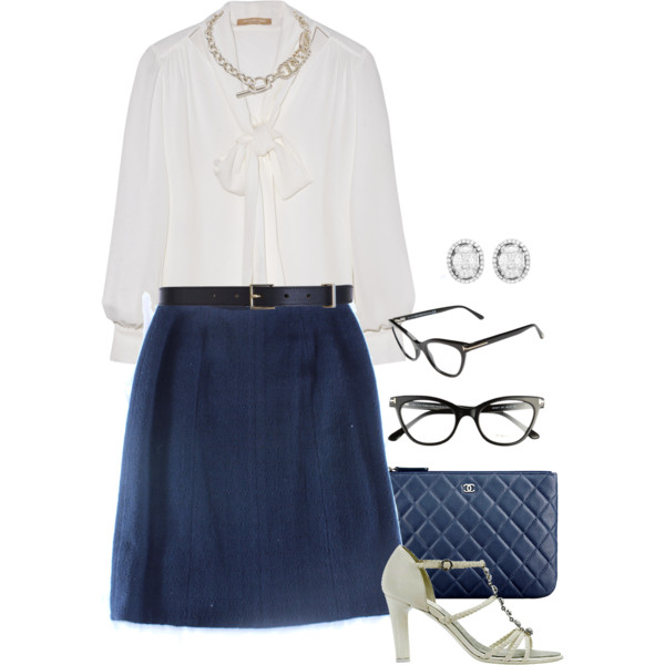 A fashion look from June 2014 featuring Michael Kors blouses, Chanel and Hermès necklaces. Browse and shop related looks.