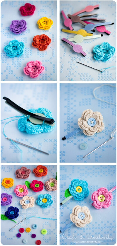 Blossoming Hair Slides by Craft &amp;amp; Creativity