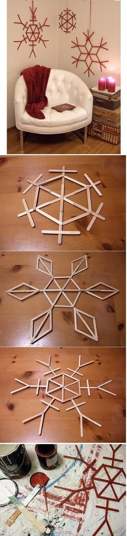 Snowflakes for the wall