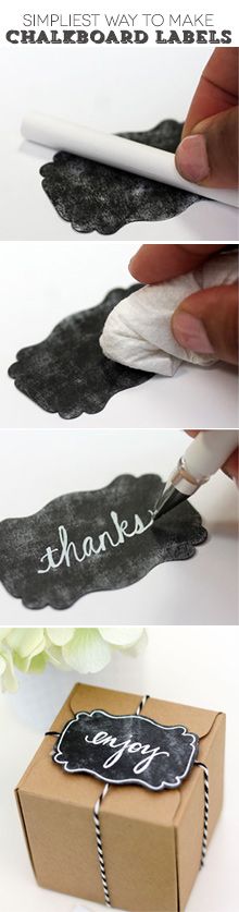 Chalkboard Labels