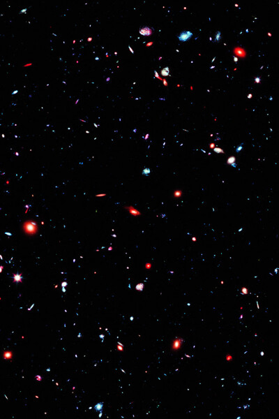 iPhone parallax wallpaper ipad hubble deep field colorful photo hd