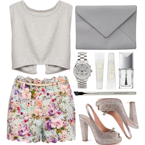 A fashion look from July 2014 featuring Forever New shorts, Ann Demeulemeester clutches and Michael Kors watches. Browse and shop related looks.