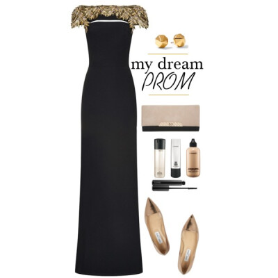 A fashion look from April 2014 featuring Alexander McQueen gowns, Jimmy Choo flats and Miss Selfridge clutches. Browse and shop related looks.