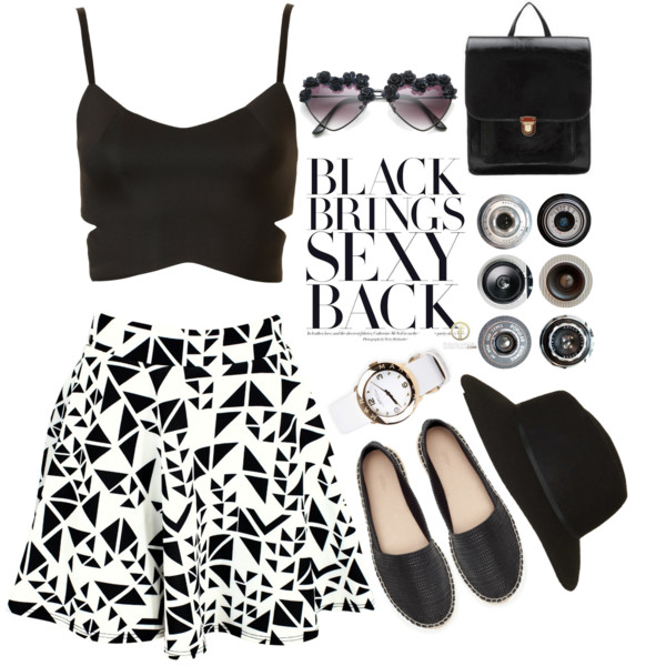 A fashion look from February 2014 featuring Topshop tops, Zara shoes and Hstyle backpacks. Browse and shop related looks.