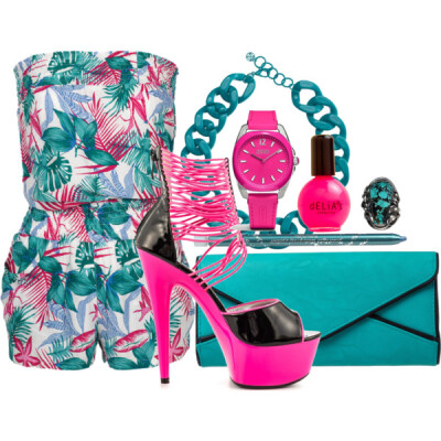 A fashion look from June 2014 featuring Ellie Shoes shoes and Coach watches. Browse and shop related looks.