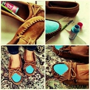 DIY: Color Block Moccasins :College Lifestyles