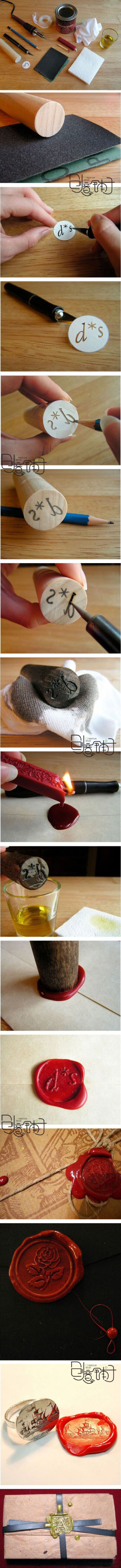 Make your own wax stamp...