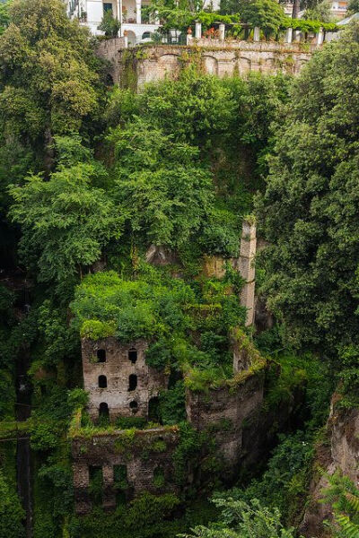 Deep Valley of the Mills in Sorrento,Italy