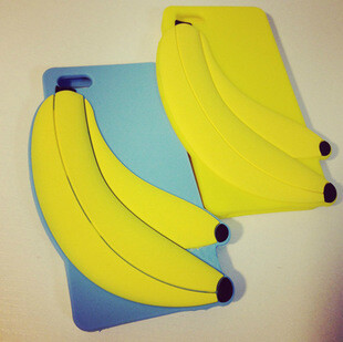 韩国 新品 苹果 banana食玩硅胶壳iphone5/5s手机壳保护套