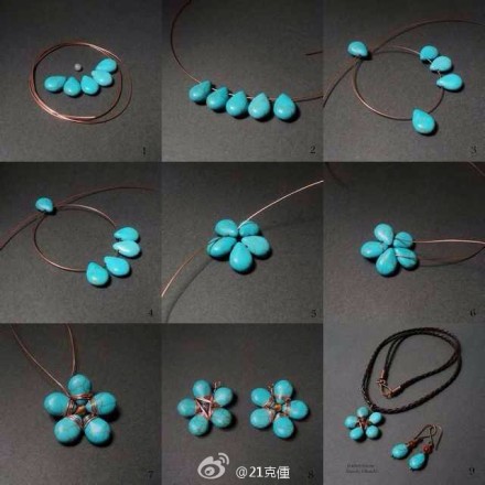 #wirejewelry教程#继续来教程~~~~#绕线手作#