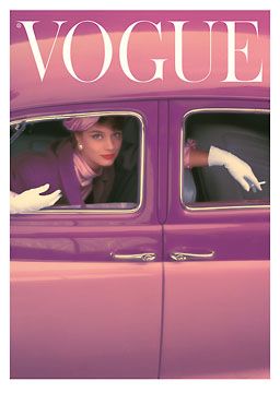 &amp;quot;Autumn Fushia&amp;quot;, Vintage Vogue August 1957