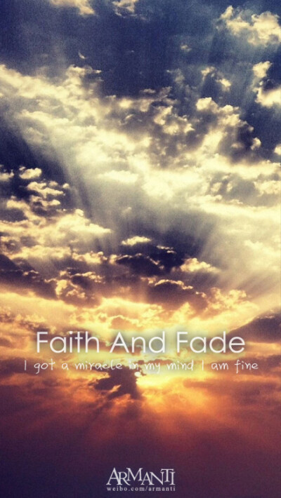 #ARMANTI.￠# #Faith And Fade# 9P-------faith and fame.