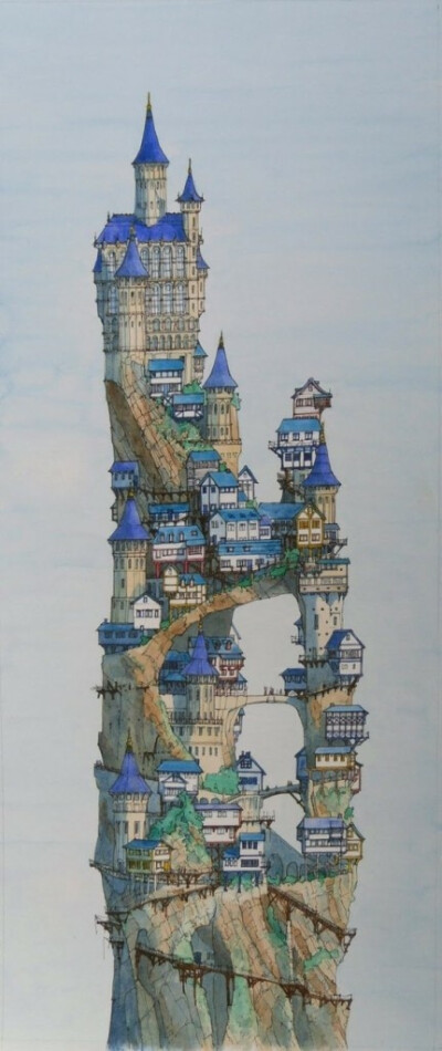 Fantasy Tall Castle