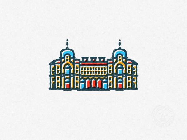 Tamer Koseli 极简主义图形设计欣赏 简约 矢量插画 极简主义 插画 城市插画 图形设计 商业插画