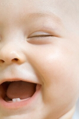 Baby laughter and baby teeth!