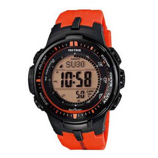 卡西欧(CASIO)6局电波户外登山手表多功能运动男表 PRW-3000-4D的图片