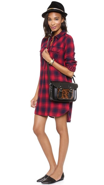 Cambridge Satchel 11'' Satchel with Haircalf Pocket