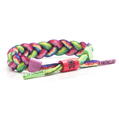 Rastaclat 美国鞋带手链 TIE DYE 扎染 WHAT A CLAT 扎染3 in 1