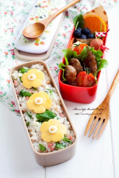 Flower bento