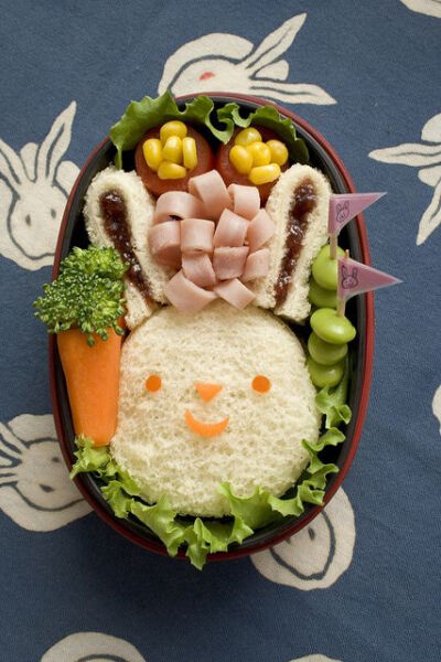 Bunny bento - parenting.com by AnnaTheRed, via Flickr