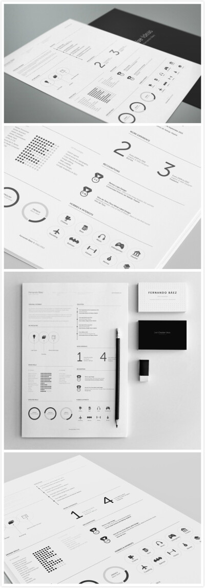 Resume by Fernando Báez.http://thedsgnblog.com/post/92874184096/freebies